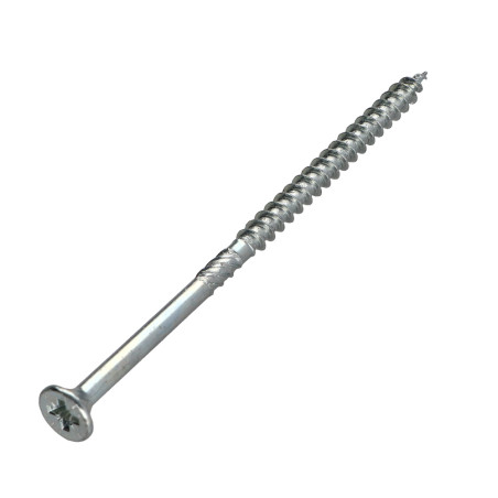 1 x VBA3 Tête fraisée Pozi 6X130 Filetage partiel Acier zingué