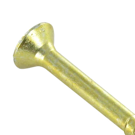 1 x VBA3 Tête fraisée Pozi 4.5X40 Filetage partiel Bichromaté