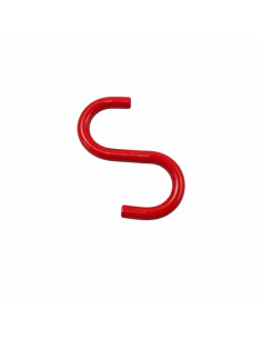 Crochet S d'arrimage 2000KG acier rouge