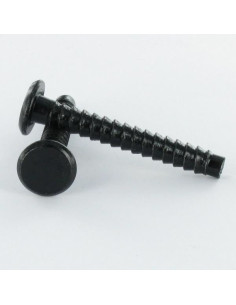 Vis inviolable Planter 7X50 Acier zingué noir 48 Heures...