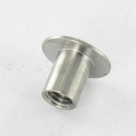 1 x Combifix Ecrou relieur Poelier Diamètre de tête: 12 Diamètre du corps 6 Longueur sous tête 8 M5 Clé de 3 HC3 Inox