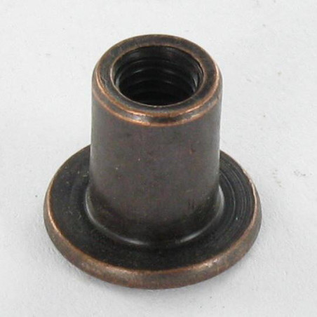 1 x Combifix Ecrou relieur Tête plate Diamètre de tête: 18 Diamètre du corps 10 Longueur sous tête 13.5 M8 BRONZ