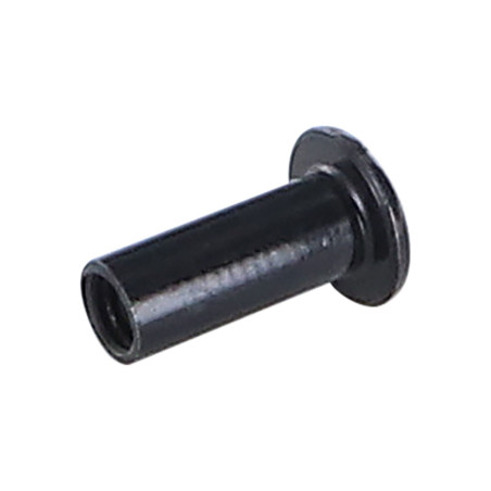 1 x Combifix Ecrou relieur Poelier Diamètre de tête: 10.5 DC6 Longueur sous tête 15 M5 Clé de 4 HC4 Acier zingué noir