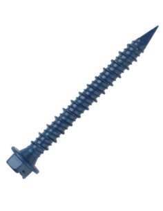 Vis béton Tête hexagonale TH Fendue 6.5X200 Blue Ruspert