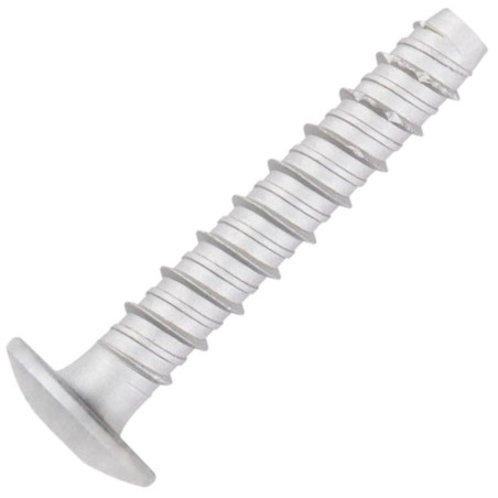 1 x Vis béton Tête Bombée TORX TORX T30 6X50 Acier zingué