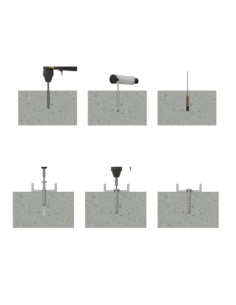 Vis béton Tête Bombée TORX TORX T30 6X50 Acier zingué 2