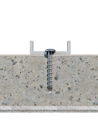 1 x Vis béton Tête Bombée TORX TORX T30 6X50...