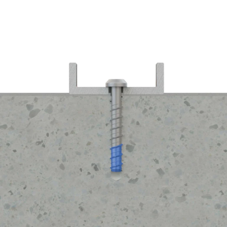 1 x Vis béton Tête cylindrique TC TORX T40 6X50 Bimétal