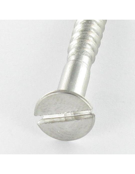 1 x Vis bois Tête fraisée Fendue 4X20 Inox A4