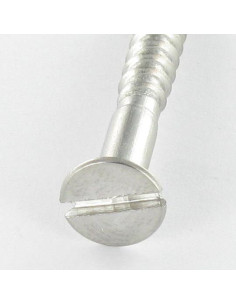 Vis bois Tête fraisée Fendue 4X30 Inox A4 2