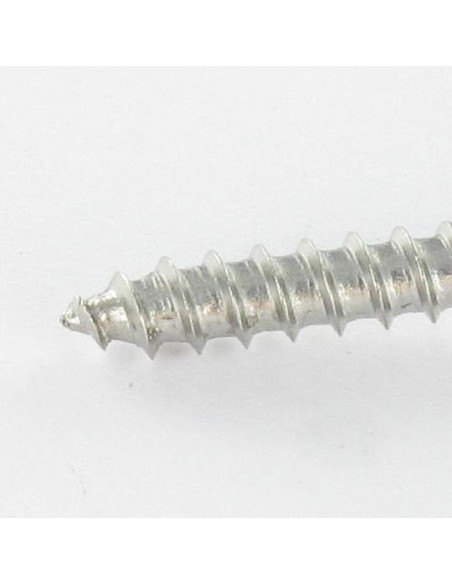 1 x Vis bois Tête fraisée Fendue 4X35 Inox A4