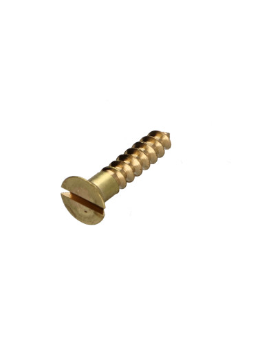 1 x Vis bois Laiton Tête fraisée Fendue 3X25...