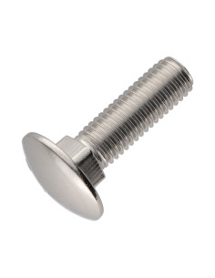 TRCC JAPY tête ronde collet carré Inox A2 M8X20 Filetage...