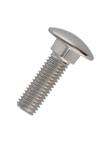 1 x TRCC JAPY tête ronde collet carré Inox A2...