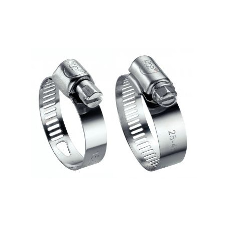 1 x Collier de serrage bande perforée 8 Diamètre 47 à 67 Inox W2