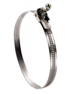 Collier de serrage à tête basculante bande non perforée...
