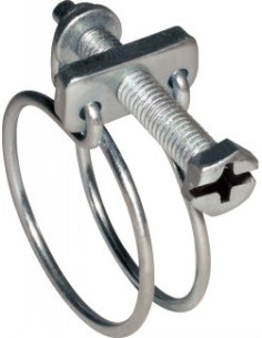 Collier de serrage à double fil Diamètre 89 à 95 Acier...