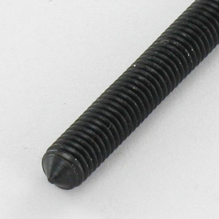 1 x Vis métaux Sans tête six pans creux (sthc) Clé de 2.5 HC2.5 M5X20 Bout pointeau Acier zingué noir