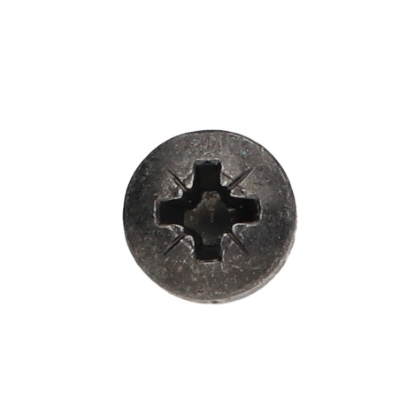 1 x Vis métaux tête cylindrique bombée large Pozi N°3 M6X16 Acier zingué noir Frein filet 3M2353 360°