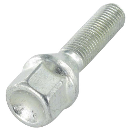 1 x Vis ROUE M12X60 Pas de 125 S/PL17 Classe 10.9 Acier zingué