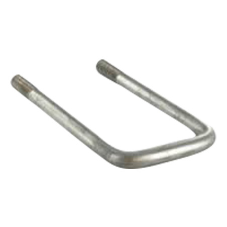 1 x Etrier Fond droit ou plat M10/30/30 100X41X100 Inox A4