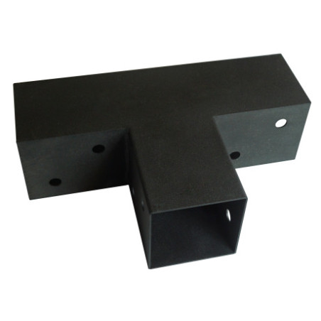 1 x Connecteur / Platine d'assemblage EXPRESS En Tête Acier zingué noir 122X266X326