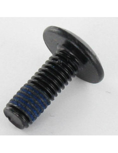 Vis Poelier M6X16 Clé de 4 HC4 Acier zingué noir Frein filet 2