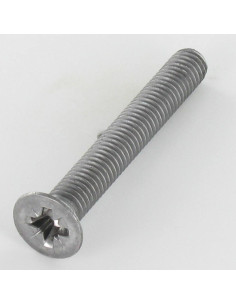 Vis métaux Tête fraisée Pozi N°3 M6X45 Acier brut