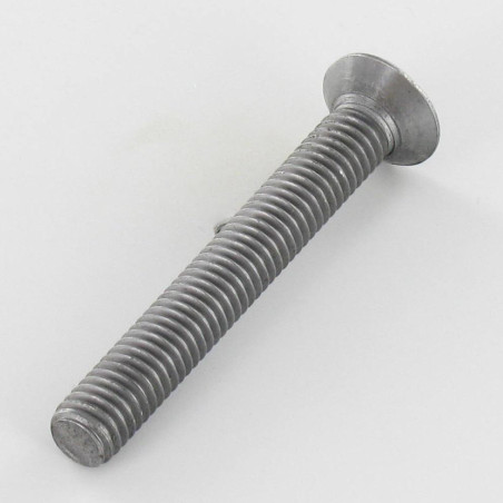 1 x Vis métaux Tête fraisée Pozi N°3 M6X45 Acier brut