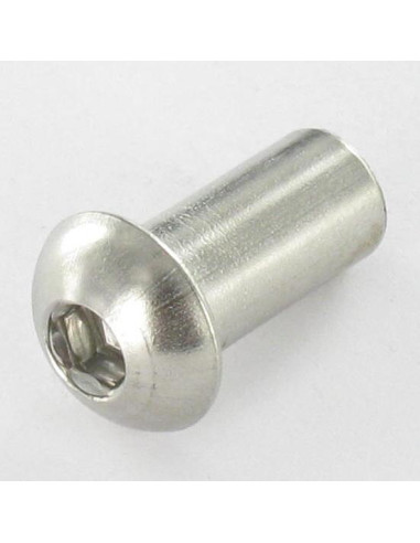 1 x Ecrou Relieur Tête bombée M6X8 Clé de 4 HC4...
