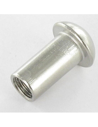 1 x Ecrou Relieur Tête bombée M6X8 Clé de 4 HC4...