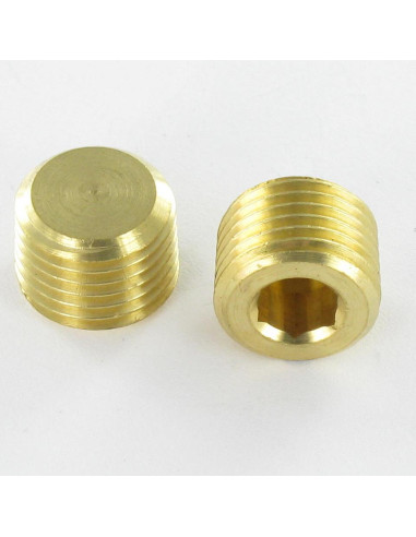 1 x 1/4 GAZ Longueur 10 6 pans Clé 6 Laiton R.1102