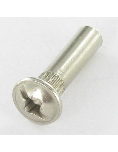 1 x Ecrou Relieur POZI et fendu M4X15 5X20...