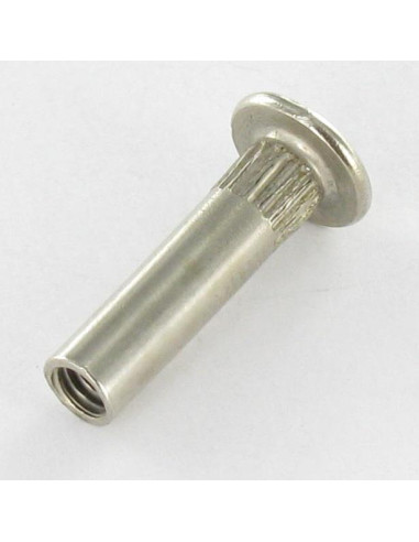 1 x Ecrou Relieur POZI et fendu M4X15 5X20...