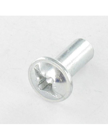 1 x Ecrou Relieur POZI et fendu M4X8 5X12 Acier...