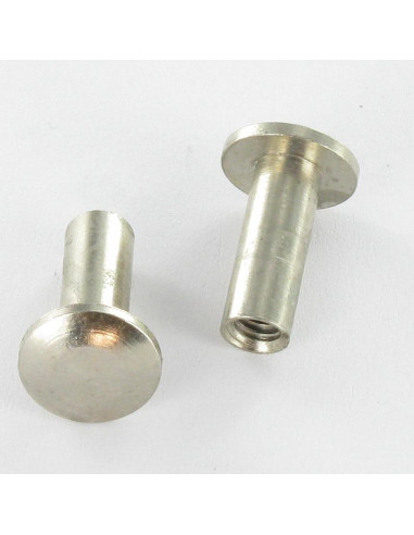 1 x Ecrou Relieur Tête bombée M4X12 4X14 Laiton...