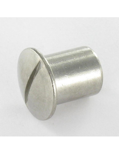 1 x Ecrou Relieur Tête bombée Fendue 12.5X15...