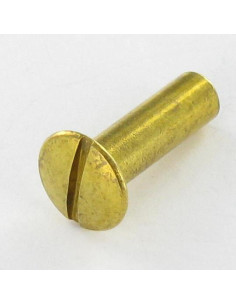 Ecrou Relieur Tête fraisée bombée TFB Fendue M4X13 5.4X19...