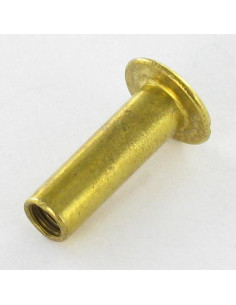 Ecrou Relieur Tête fraisée bombée TFB Fendue M4X13 5.4X19... 2