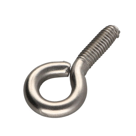 1 x Piton Métaux M6X40 Oeil 10 Inox A2