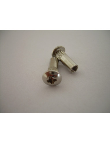 1 x Ecrou Relieur Tête Poelier Pozi M4X9 5X15...