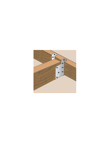 1 x Sabot poutre bois avec lèvre pliable...