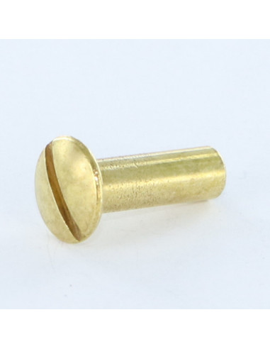 1 x Ecrou Relieur Tête bombée Fendue M4X12 5X16...