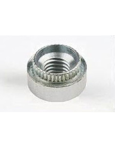 Ecrou à riveter Cylindrique M4 Epaisseur tole 2.5MM Acier...