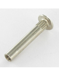 Ecrou Relieur Tête Poelier POZI et fendu M4X15 5X35 Acier... 2