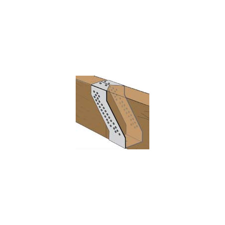 1 x Connecteur de poutre bois Sendzimir 63X175