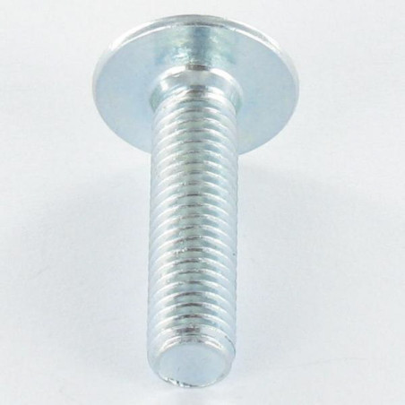 1 x Vis Poelier M6X12 Clé de 4 HC4 Acier zingué