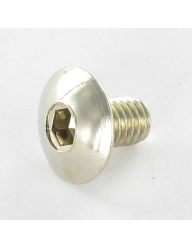 1 x Vis Poelier M8X75 Clé de 5 HC5 Acier nickelé