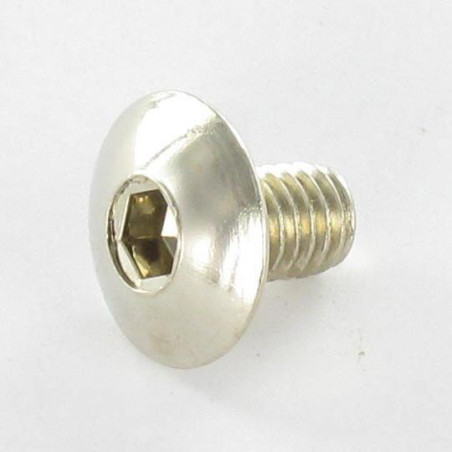 1 x Vis Poelier M8X75 Clé de 5 HC5 Acier nickelé