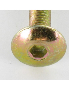 Vis Poelier M6X75 Clé de 4 HC4 Bichromaté 2